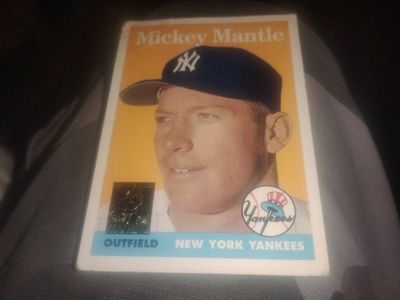 Mikey Mantle baseball card #150