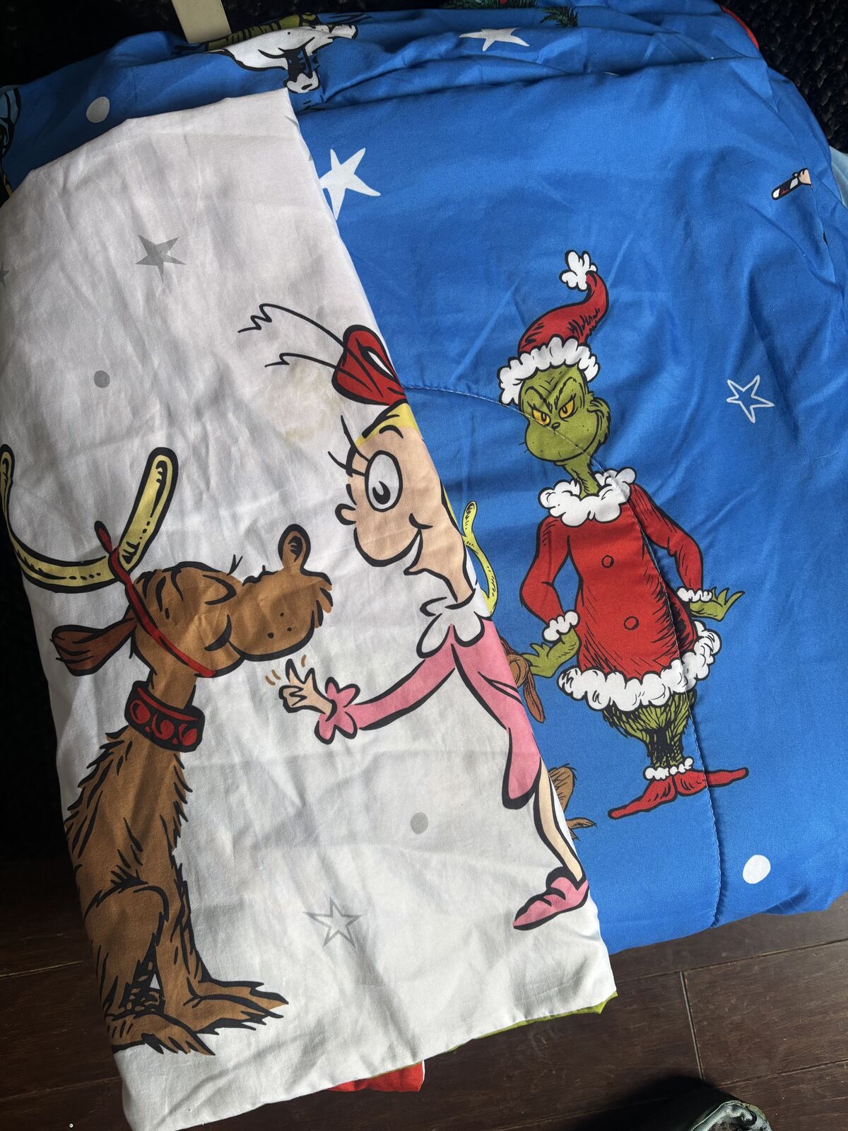Grinch full size comforter bunk bed set