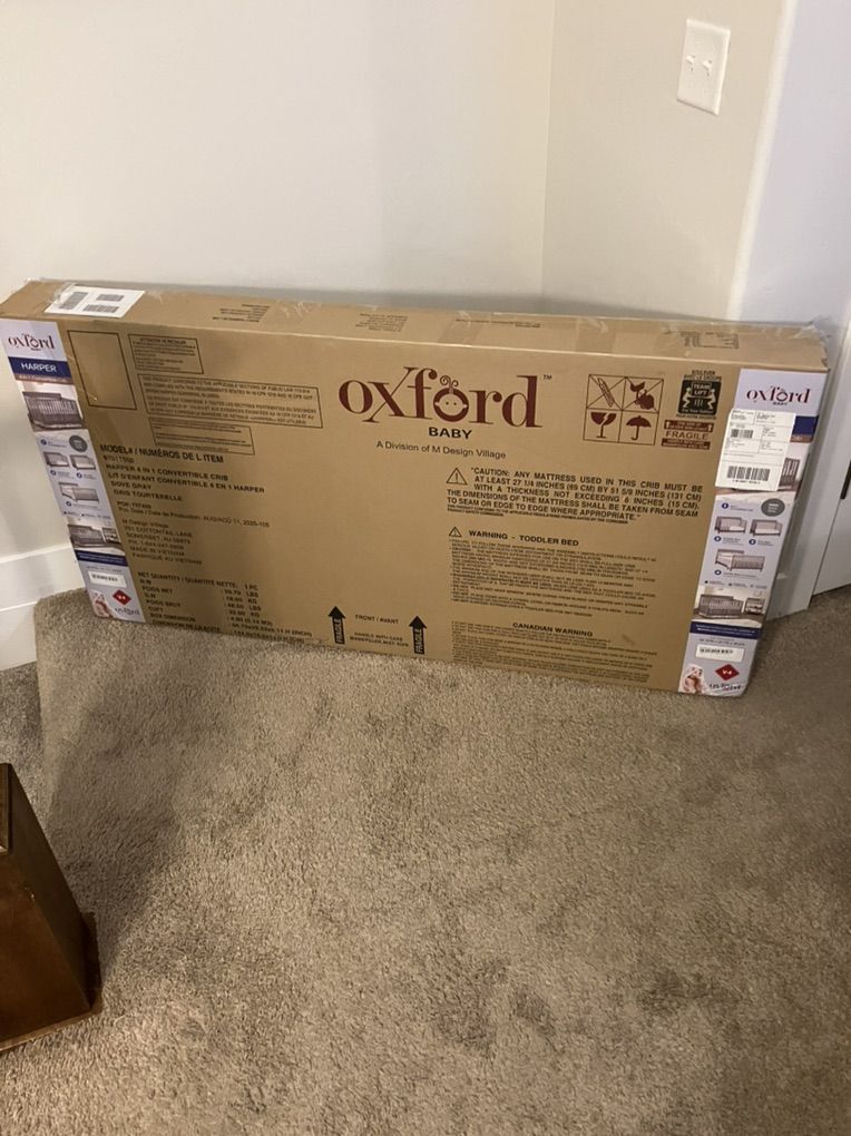 New 4-1 Convertible Crib