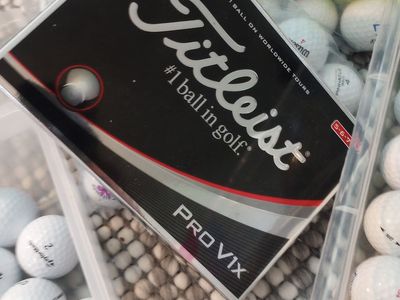 Titles pro V1, taylormade, and some random golf balls