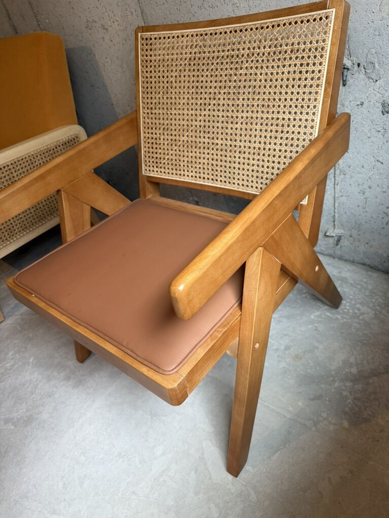 Springview Wide Armchair – Brown Faux Leather