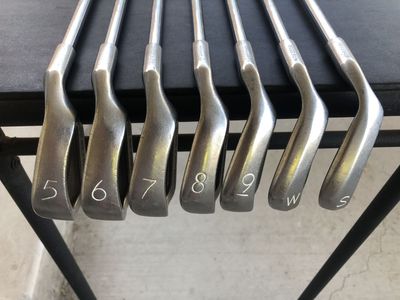 Stiff Flex Ping Eye 2 Plus Iron Set 5-SW Golf Clubs Orange Dot