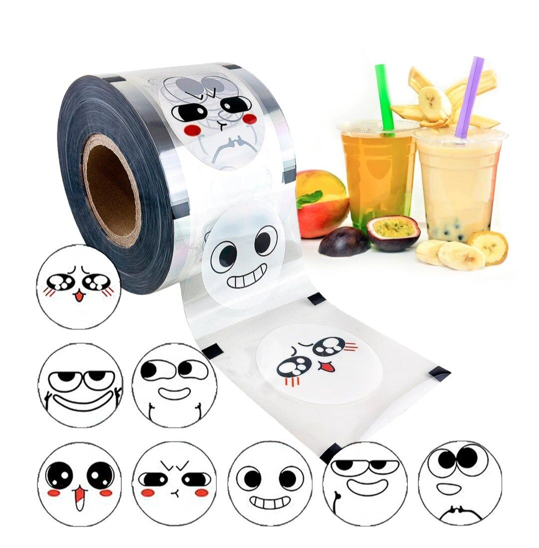 ALDKitchen Cup Sealing Film Black and White Funny