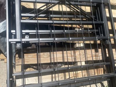 Queen size metal bed frame