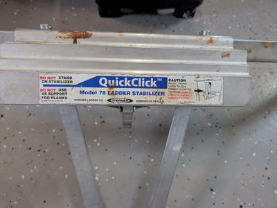 Werner QuickClick Model 78 Ladder Stabilizer for Extension & Straight Ladders