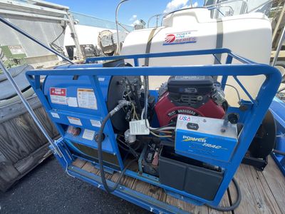 Pressure Washer Trailer, tank and air compressor