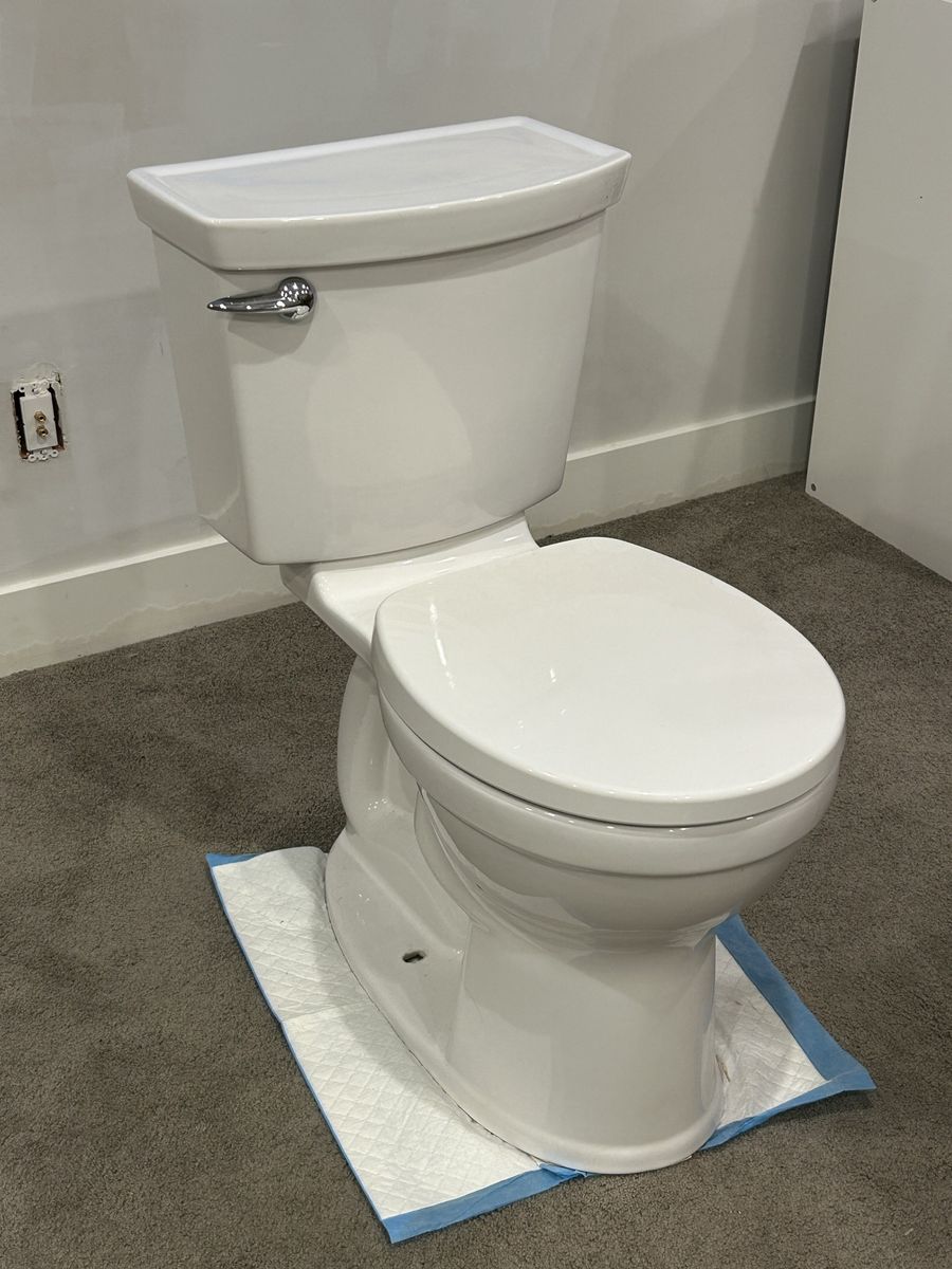 American Standard Toilet - 12” rough in - Comfort Height (Chair Height)- seat height - 17 1/2 inches