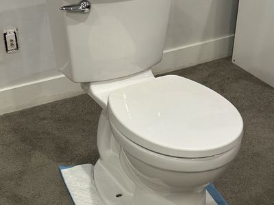 American Standard Toilet - 12” rough in - Comfort Height (Chair Height)- seat height - 17 1/2 inches