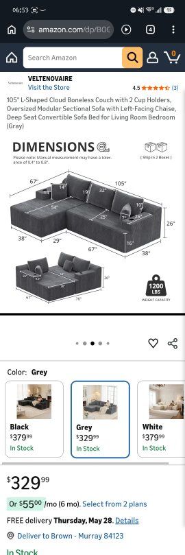 boneless couch