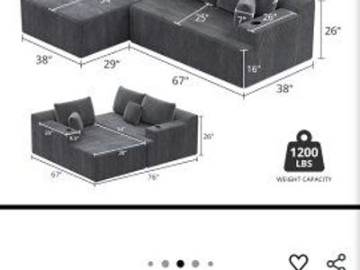 boneless couch