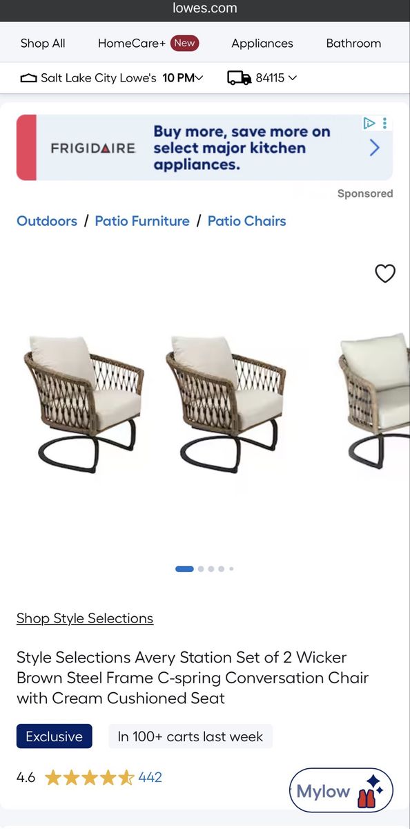 4 Patio Chairs
