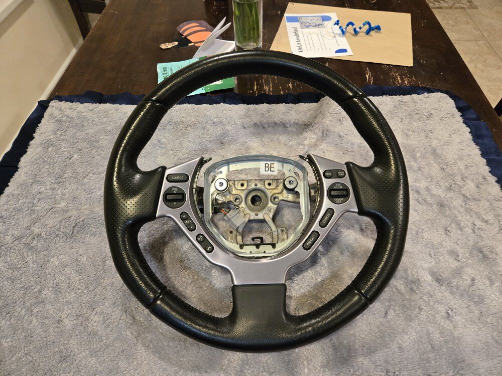 Nissan GT-R R35 steering wheel with controls
