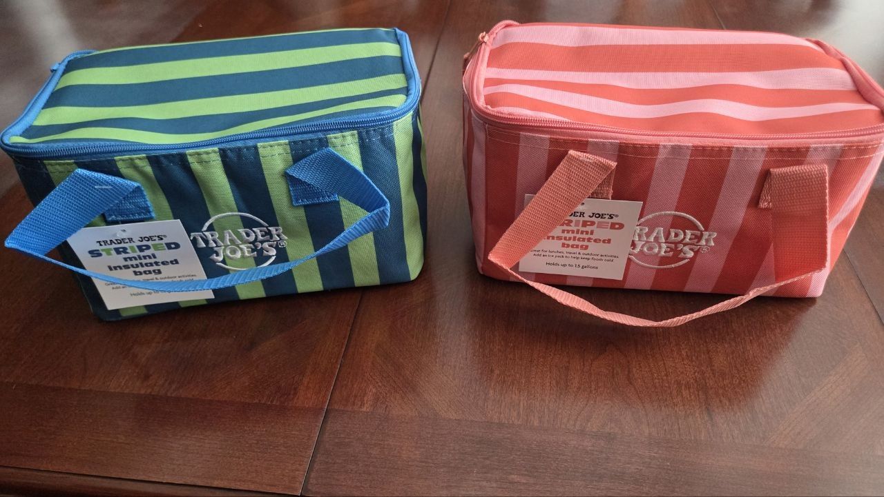 Trader Joe's Mini Insulated Tote Bags, Limited Edition