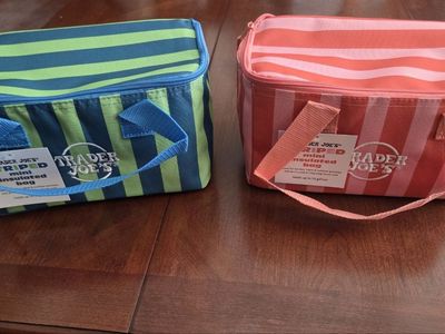 Trader Joe's Mini Insulated Tote Bags, Limited Edition