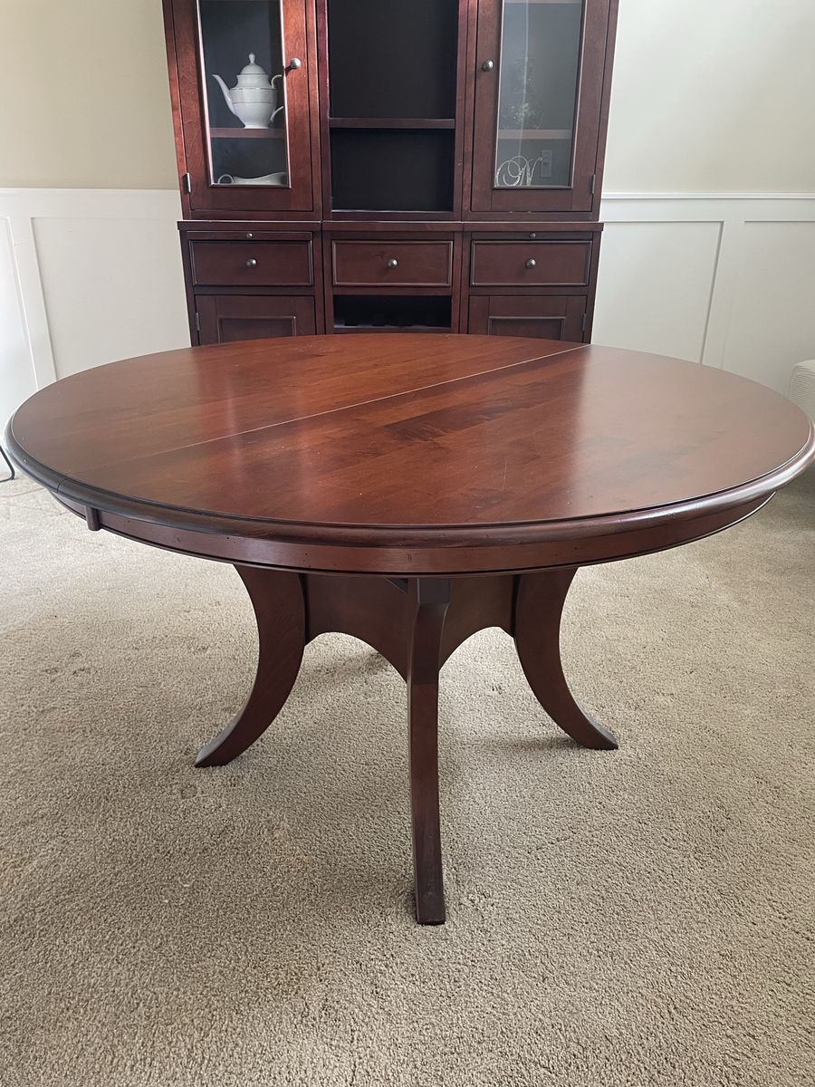 Saloom Furniture Solid Maple Dining Table w/ Leaf