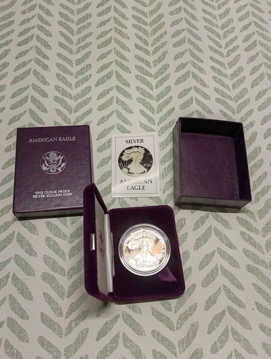 RARE 1986-S American Proof Silver Eagle (Inaugural First Year)