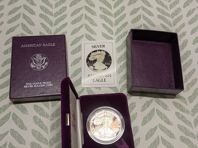 RARE 1986-S American Proof Silver Eagle (Inaugural First Year)