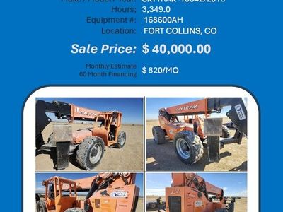 Fork lift reach 10K Sky Jack 3349 hrs good machine