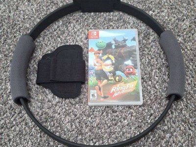 Nintendo Switch Ring Fit Adventure with Ring-Con & Leg Strap