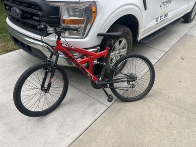 NEXT Gauntlet Red Full Suspension Mountain Bike - Used