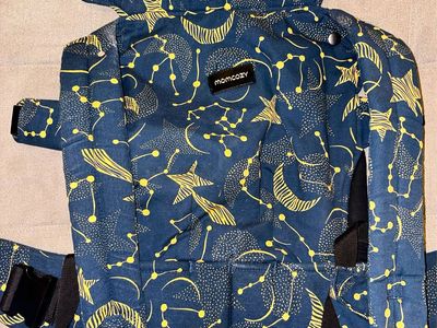 Momcozy PureHug Ergonomic Baby Carrier Blue Constellation Star Print