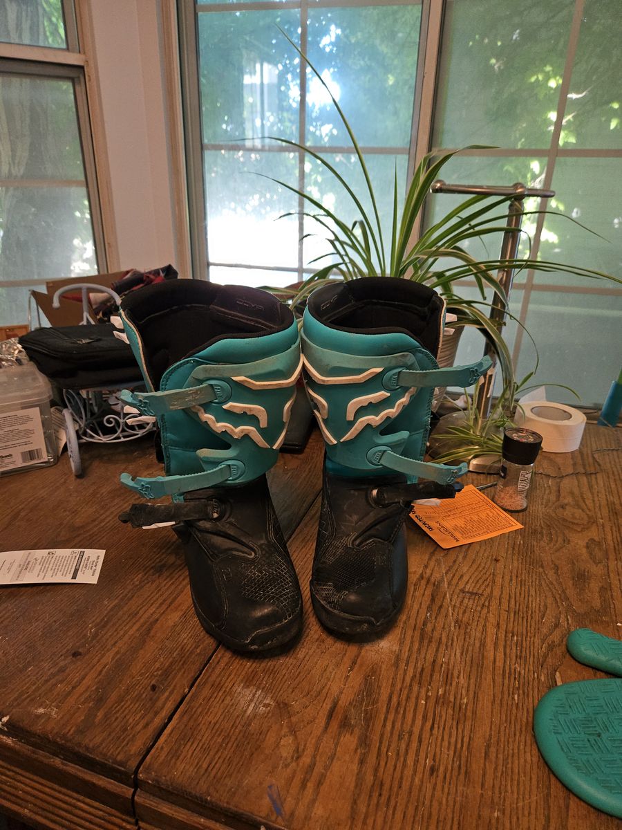 Fox comp youth moto boots