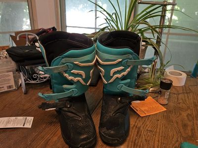 Fox comp youth moto boots