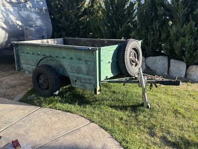 4x8 Utility Trailer with Spare Tire