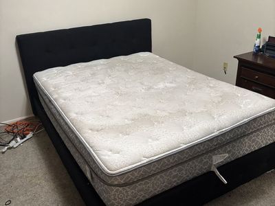 Queen matress and frame