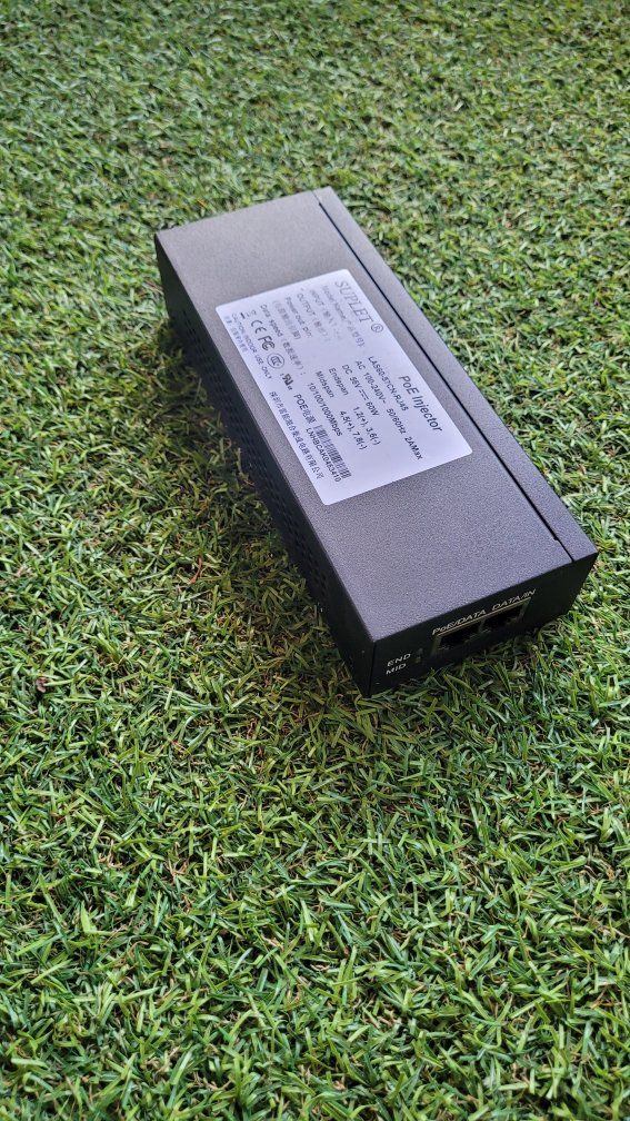 SUPLET 60W PoE LAS60-57CN-RJ45  Injector 10/100/1000Mbps Data Speed Indoor Use