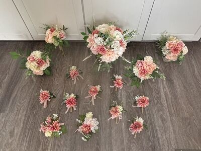 15 Piece Wedding Flower Set