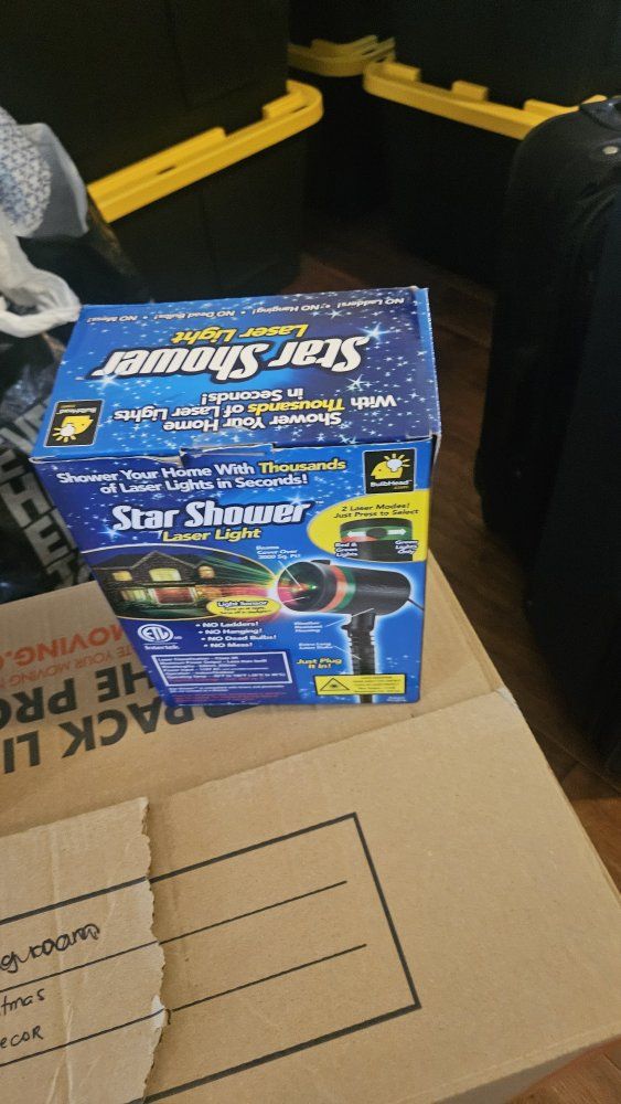 Star Shower Laser Light Projector - Thousands of Lights, 2 Laser Modes, Easy Setup