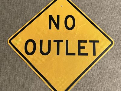 No Outlet Sign