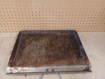 Steel camping griddle