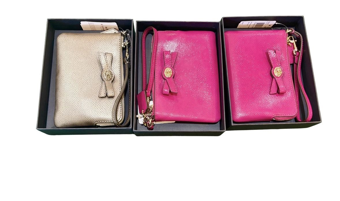Coach Wristlet Wallets – Brand New – 3 Available
