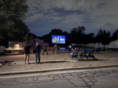 Inflatable Movie Service (Outdoor/Indoor) All-in-one Movie, Popcorn, DJ