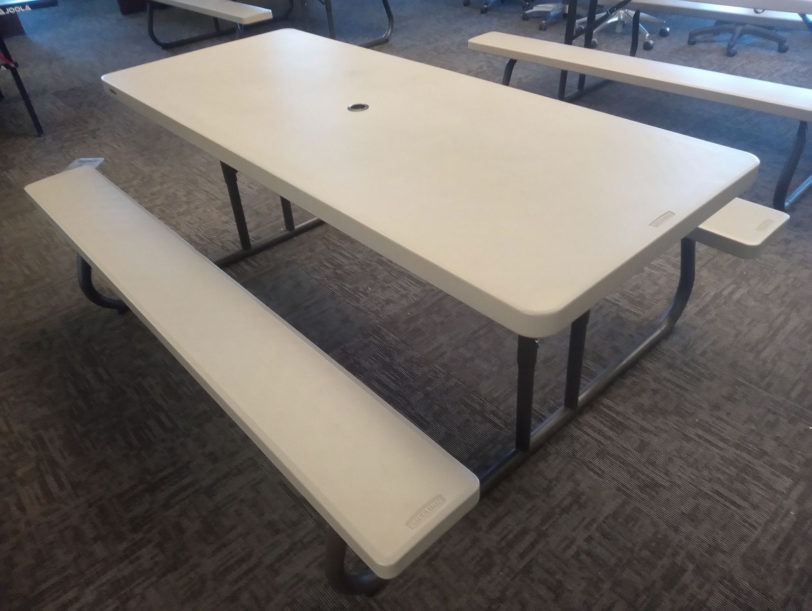 Lifetime Commercial Grade 6-Foot Folding Picnic Table with Benches