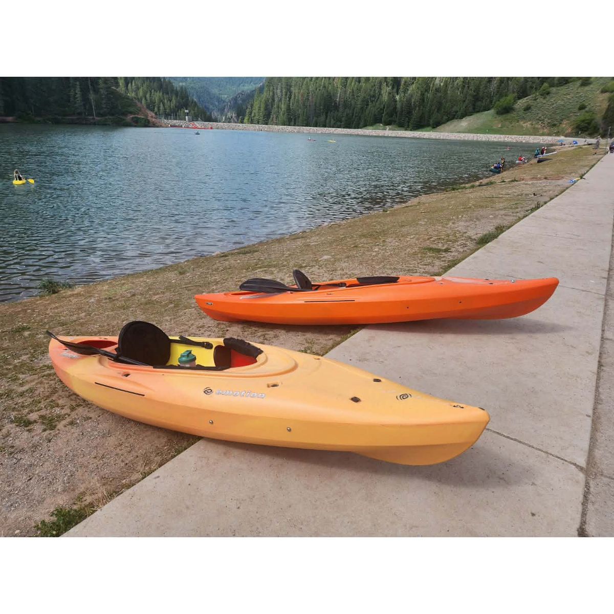 Two Lifetime Kayaks – Sold Together – Includes Car Mounts & Straps