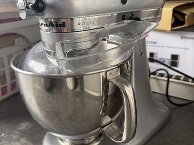 KitchenAid silver artisan mixer kitchen aid