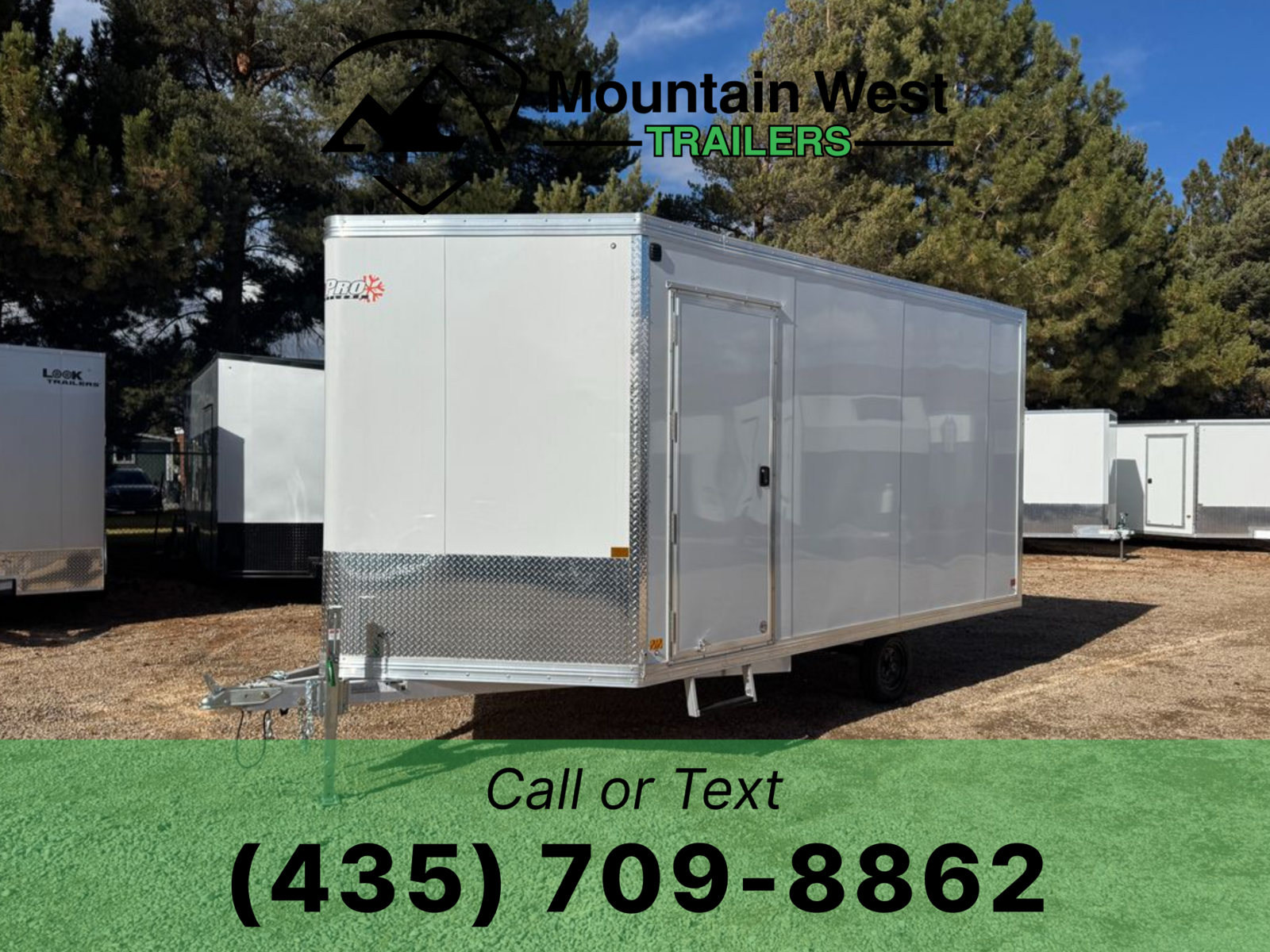 2026 SnoPro HYBRID 3.0 101"x14' Enclosed Snowmobile Trailer