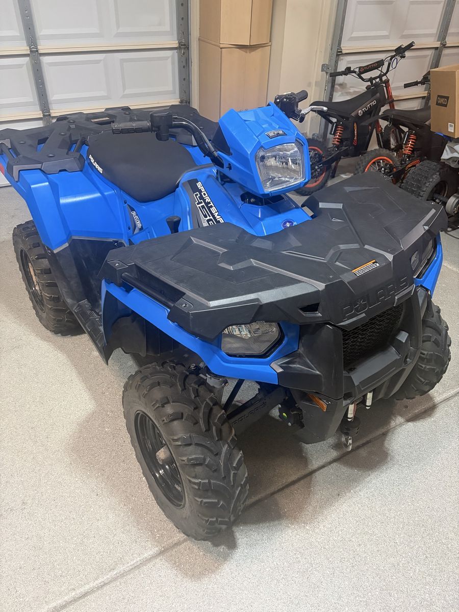 Polaris 450 Sportsman w/ brand new Plow