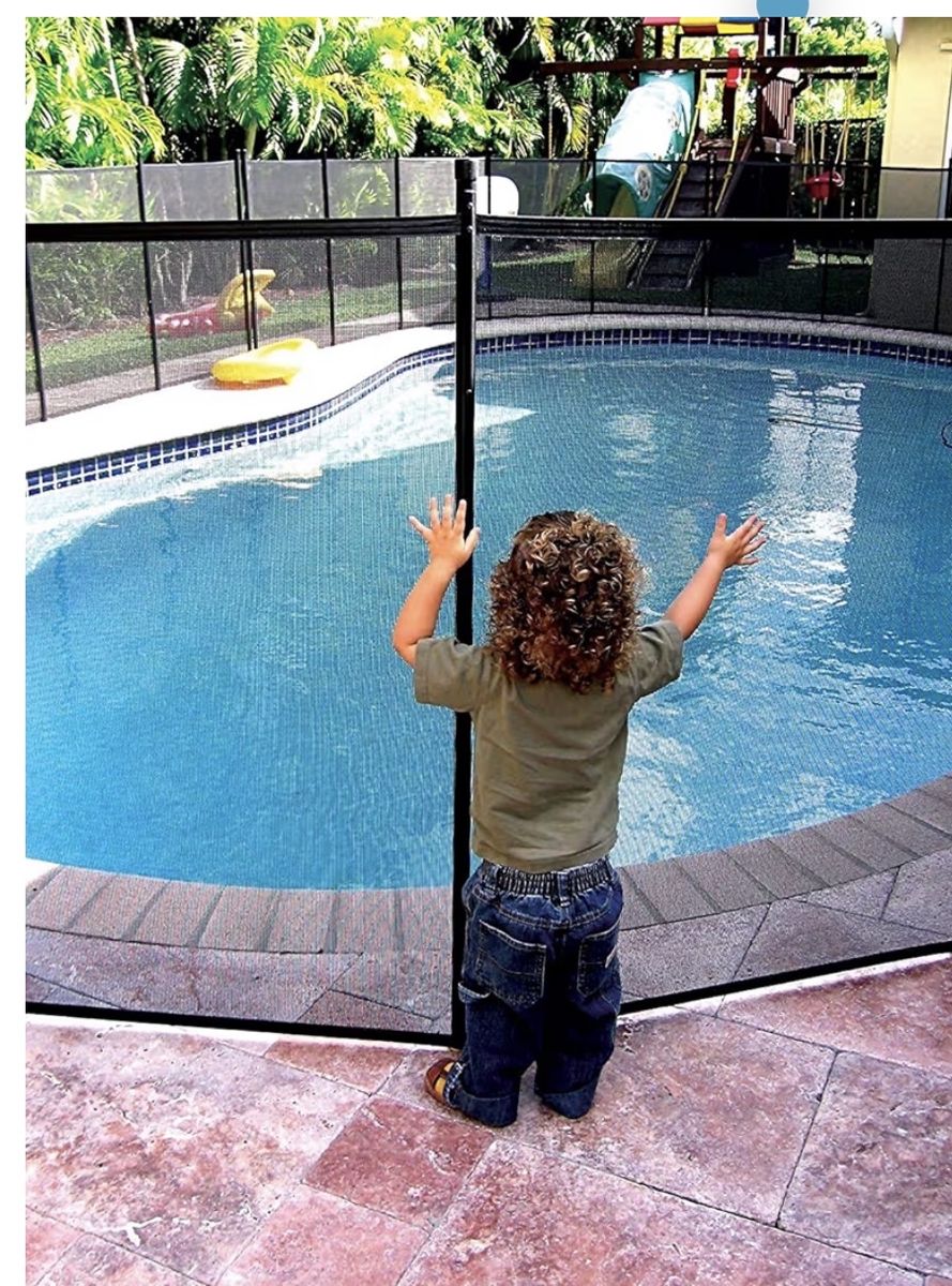 New pool safety fence 12’