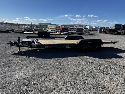 2026 RawMaxx 7x20 OrangeX Gravity I-Beam Tilt Equipment Trailer