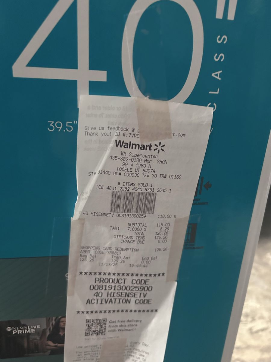 Hisense 40" H4 Series Roku Smart TV Full HD Resolution Slim Bezel Design