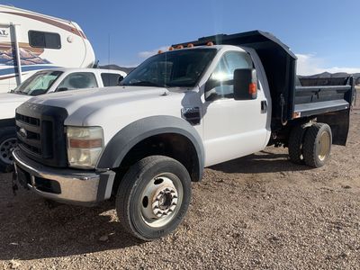 2008 F450 4x4 6.4 dumptruck with 21,… original miles with snow plow