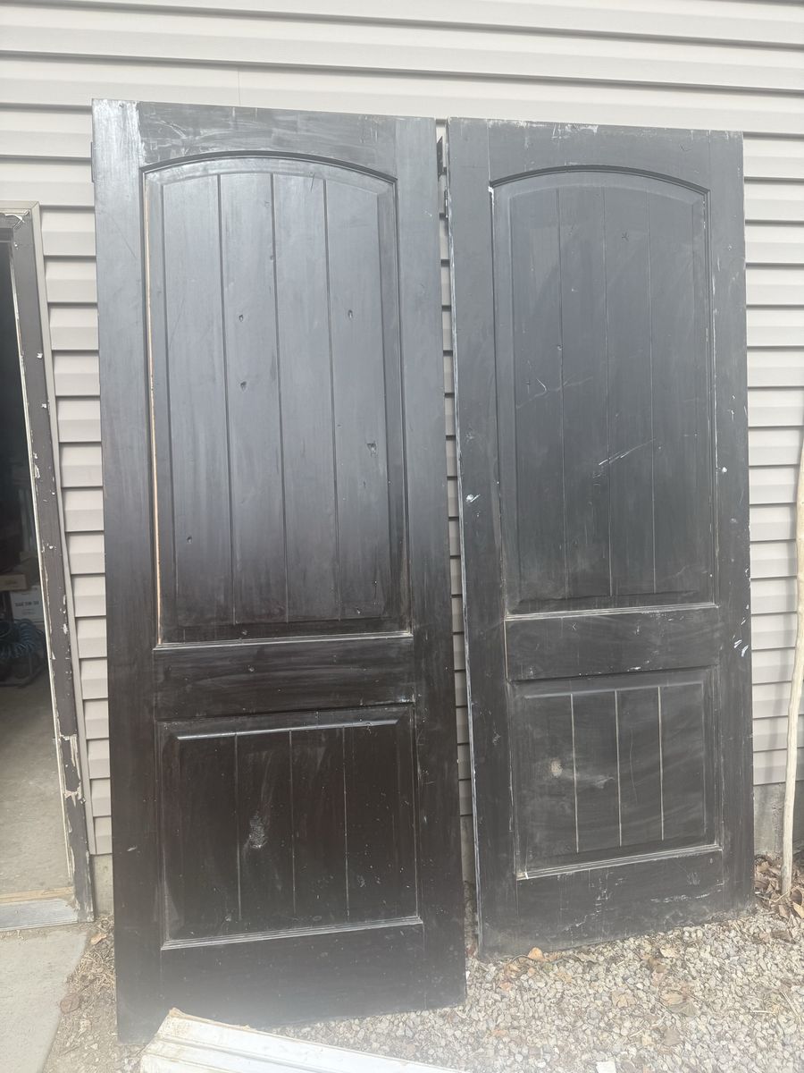 Tall door backdrop