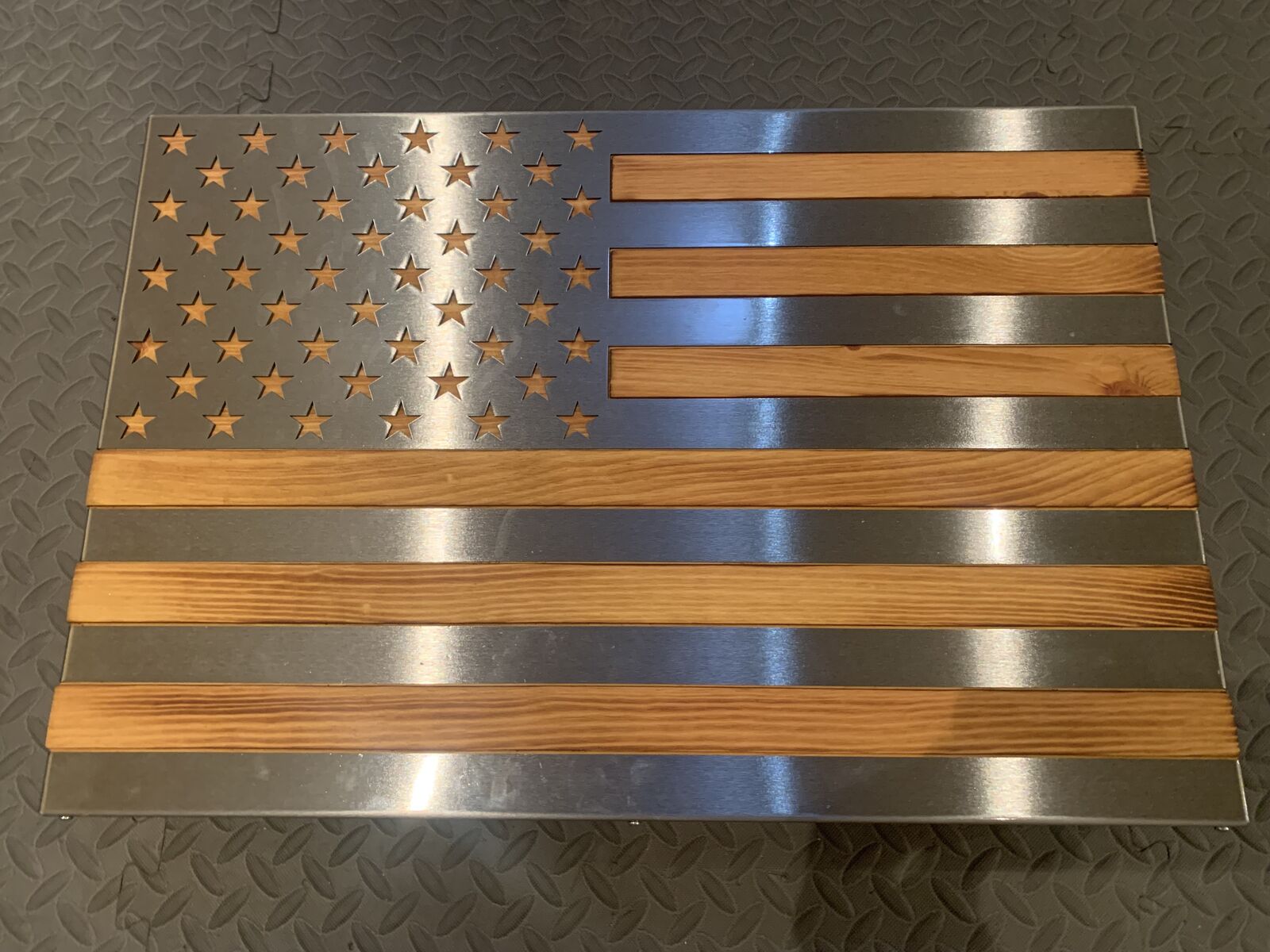 Patriotic Flip-Up Cabinet (NEW) with biometric lock