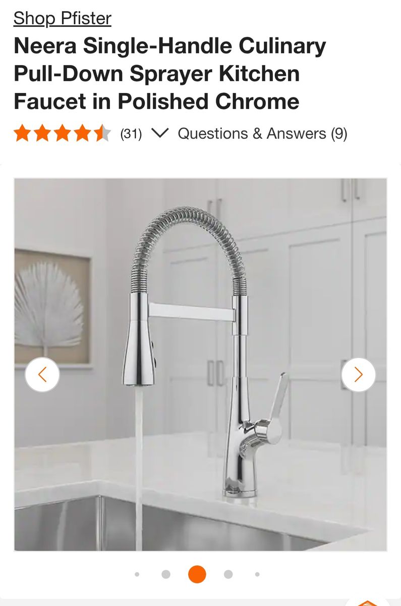 New Kitchen Faucet 