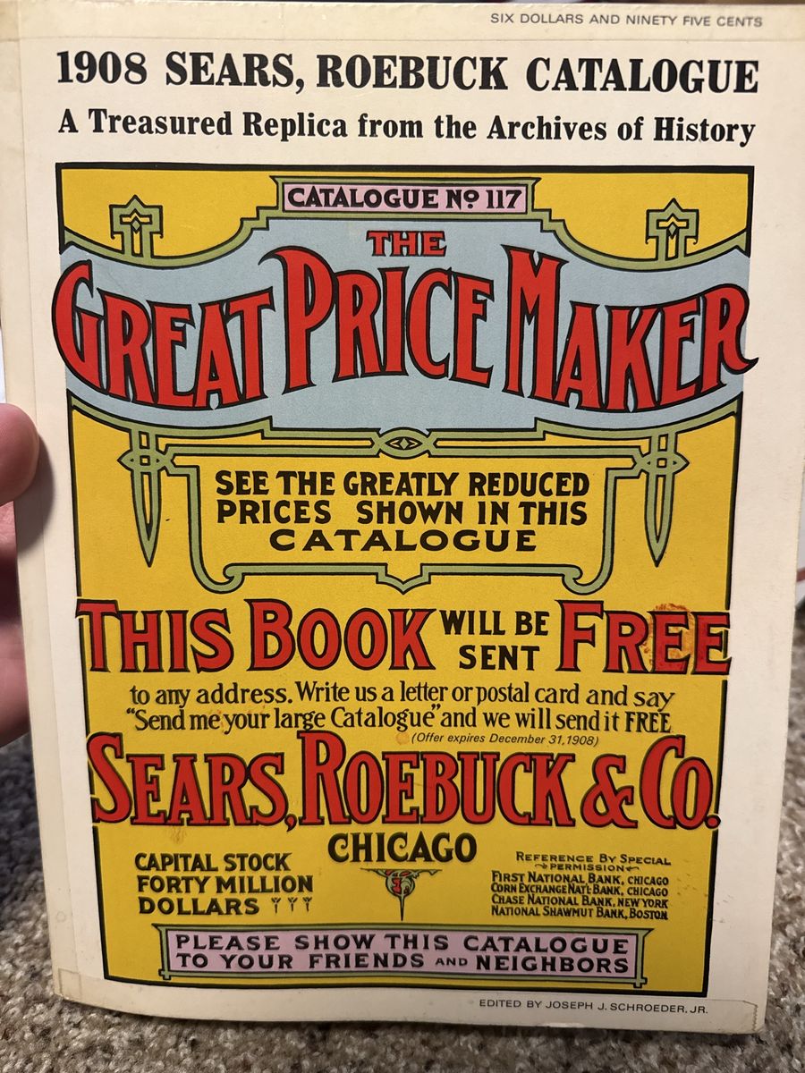 1908 Sears Roebuck Catalogue Replica-1969