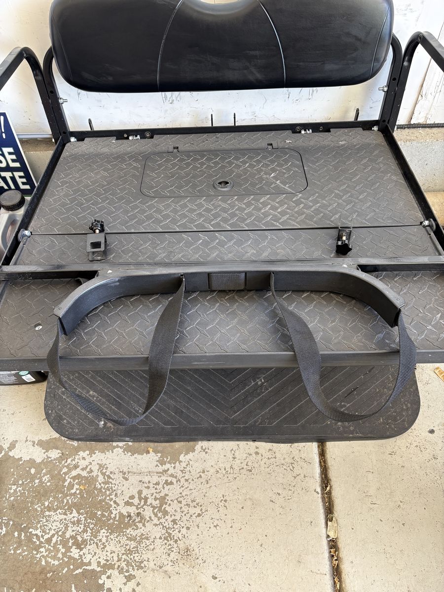 Golf Cart rear seat golf bag holder
